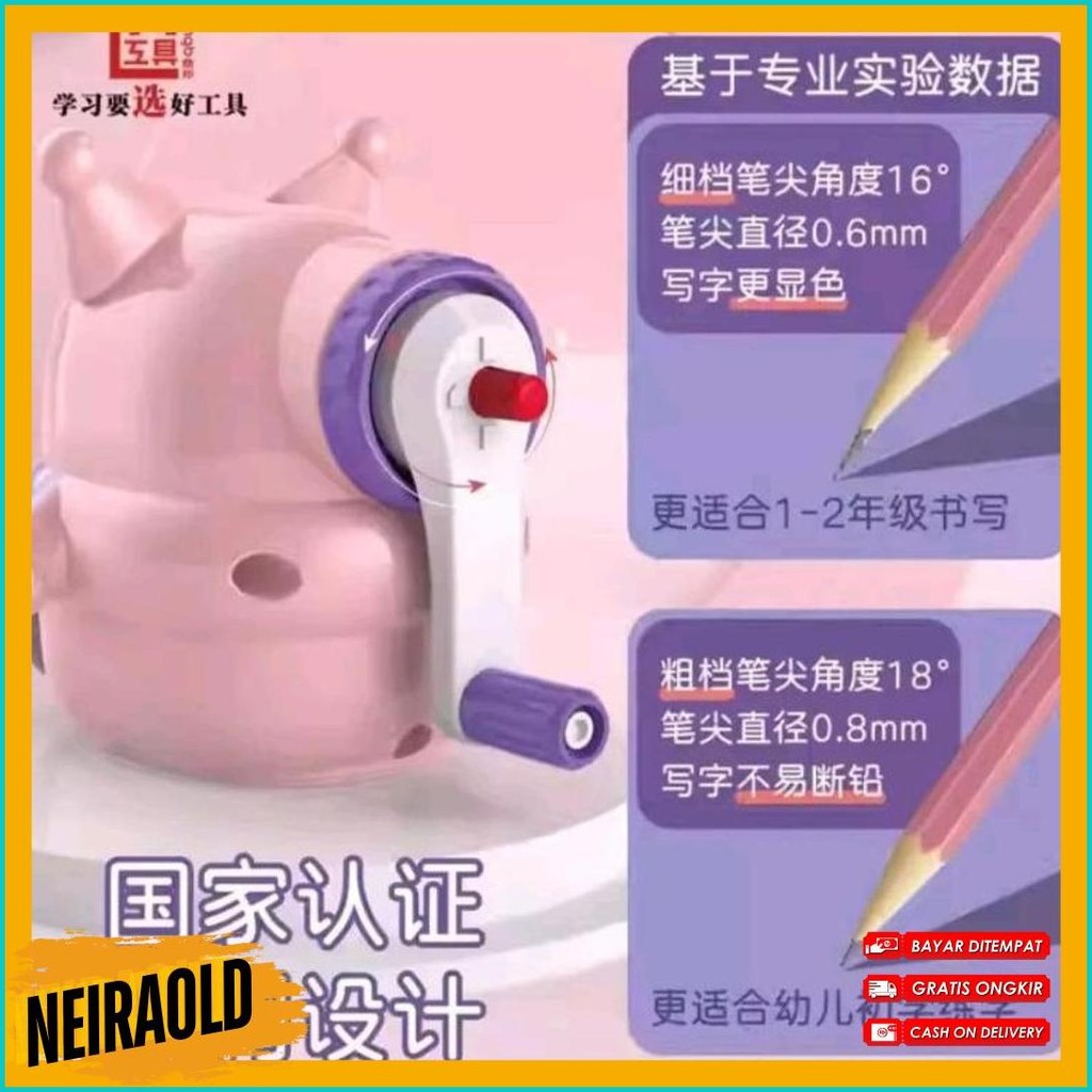 

Serutan Pencil Kuromi/ Rautan Kuromi/ Rautan Pensil/ Shapener Kuromi/ Serutan Pensil Putar Terlengkap Dan Termurah