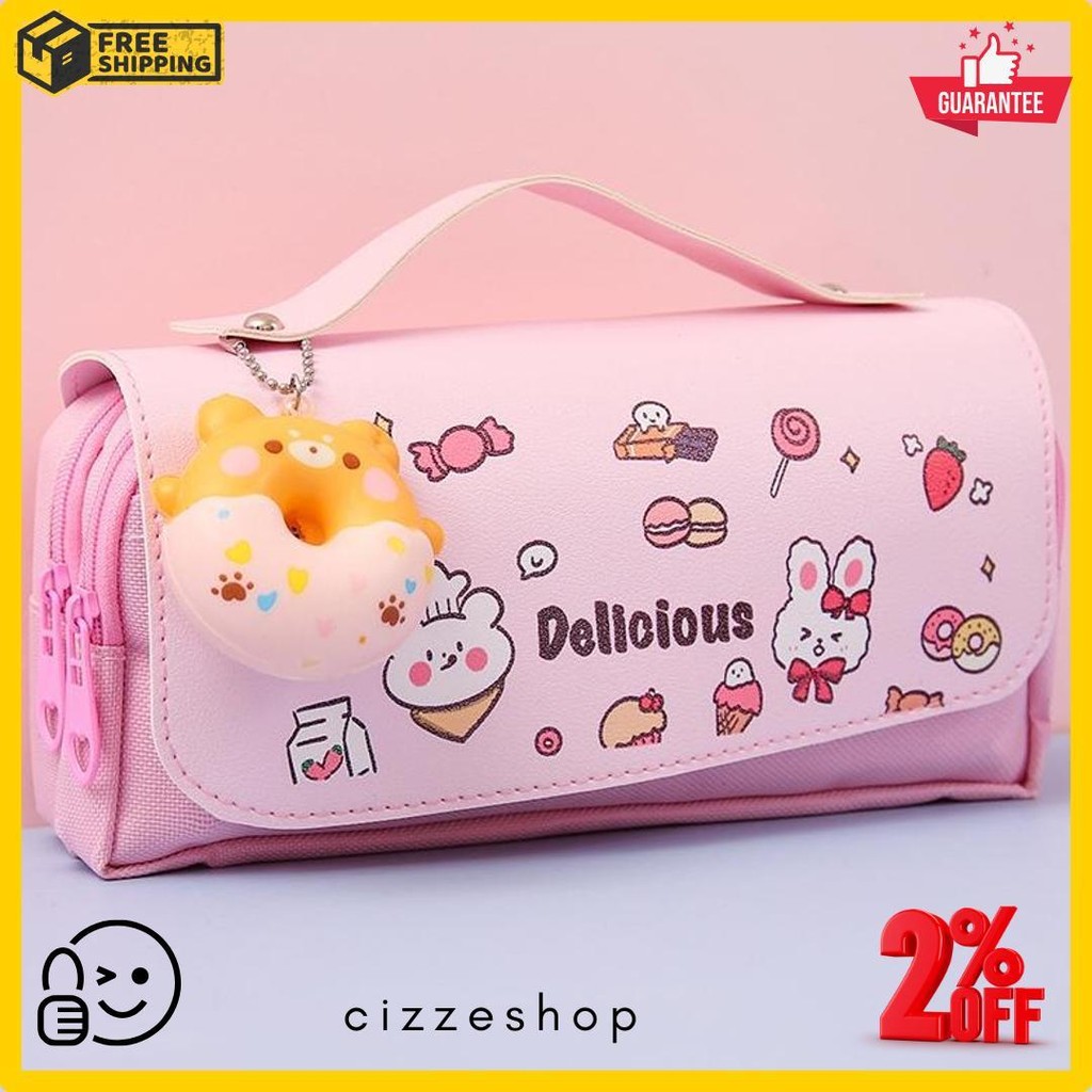 

Tas Pensil Kapasitas Besar Dengan Aksesori Stress Relief Bahan Tahan Air,Berbagai Pilihan Diskon