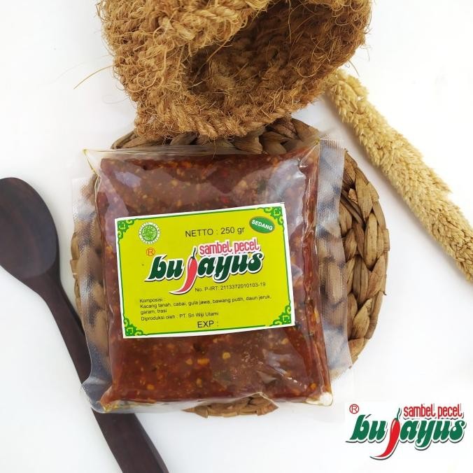 

=====] Sambel Pecel Bu Jayus 250 gram (Vacuum) - SEDANG