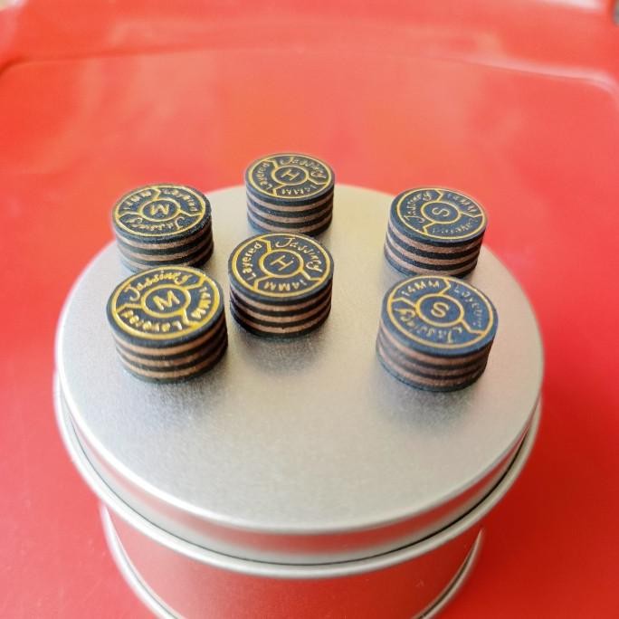 Terlaris Master Tip Mastertip Stick Stik Billiard Bilyard Biliard Kulit Layer Jasinry  Brown Co