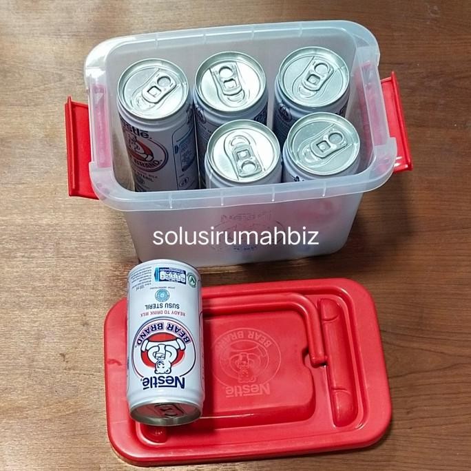 

~^~^~^] 6pcs susu bear brand + kotak box kontainer naga steril 189ml 6 pcs