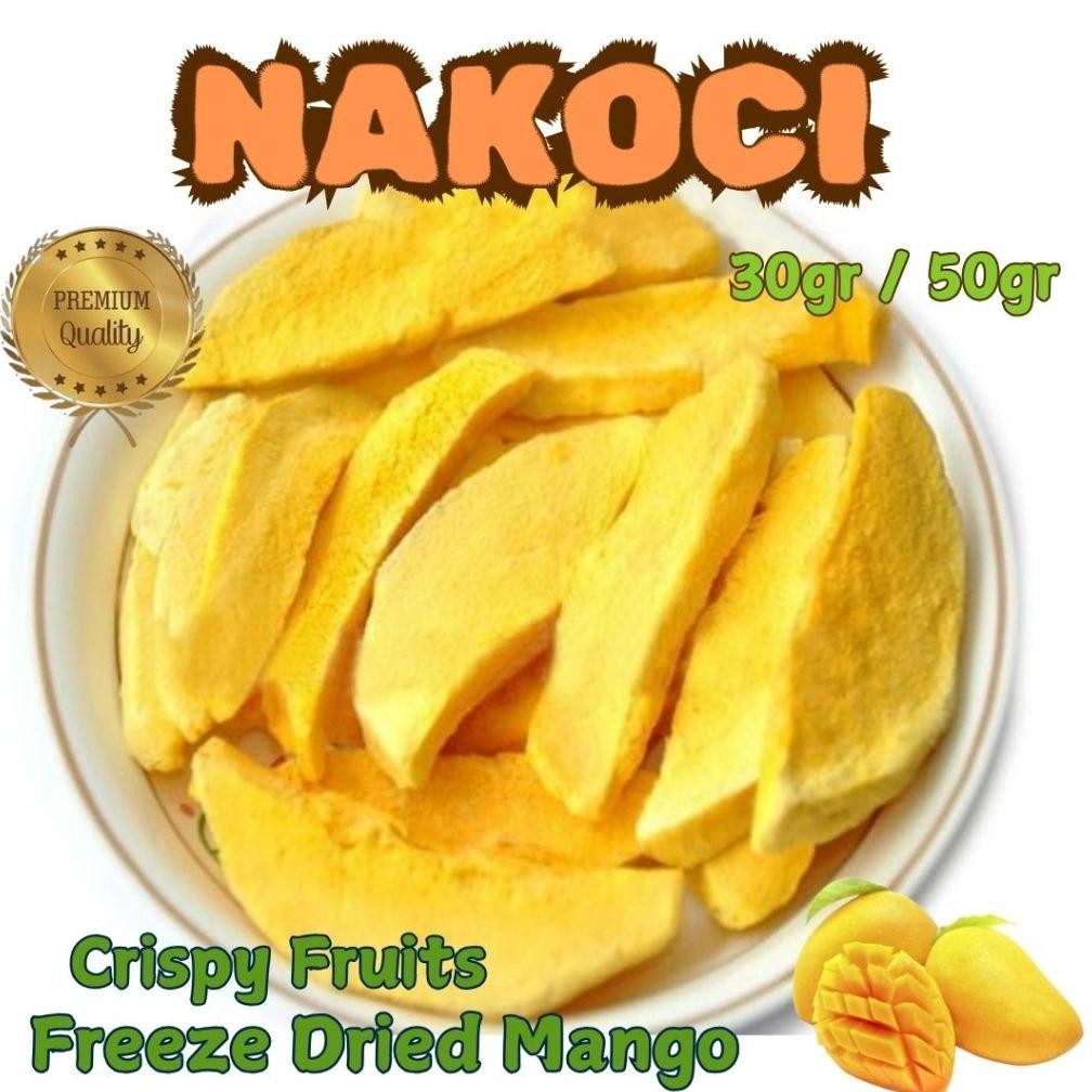 

dfg-88 NAKOCI Freeze Dried Buah Tin - Buah Ara Snack Viral Buah Kering Fresh Premium 30 gr /50gr Berkualitas