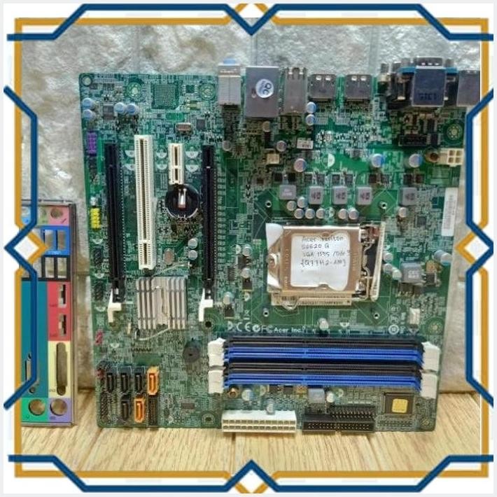 [biz] motherboard acer q77h2-am s6620g 1155 gen2 gen3 ddr3