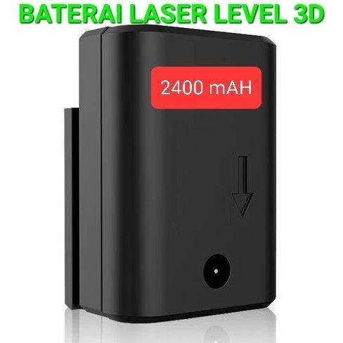 $+$+$+$+] baterai cadangan laser level 3D 4D 5 line 12 line 16 line taffware hilda batre rechargeabl