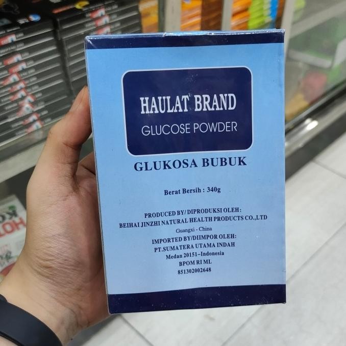 

Kualitas terbaik] HAULAT BRAND Glucose Powder Glucolin Glukosa Bubuk 340g - Gula Anggur