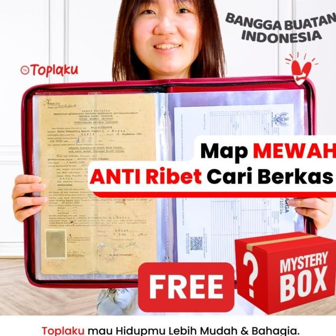 

Topla Map Dokumen Keeper 60 Files Resleting Anti Air Kulit Document