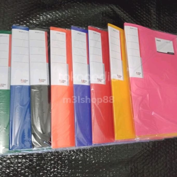 

Clear holder/dokumen keeper isi 60 pocket folio (f4). Merk folder one