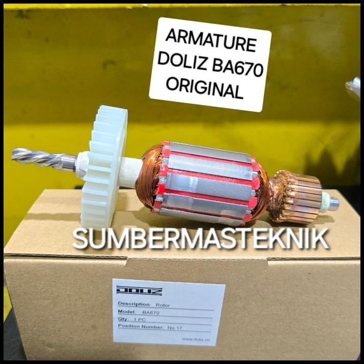 Armature Doliz Ba670 Angker Rotor Mesin Bor Doliz Ba 670 Original