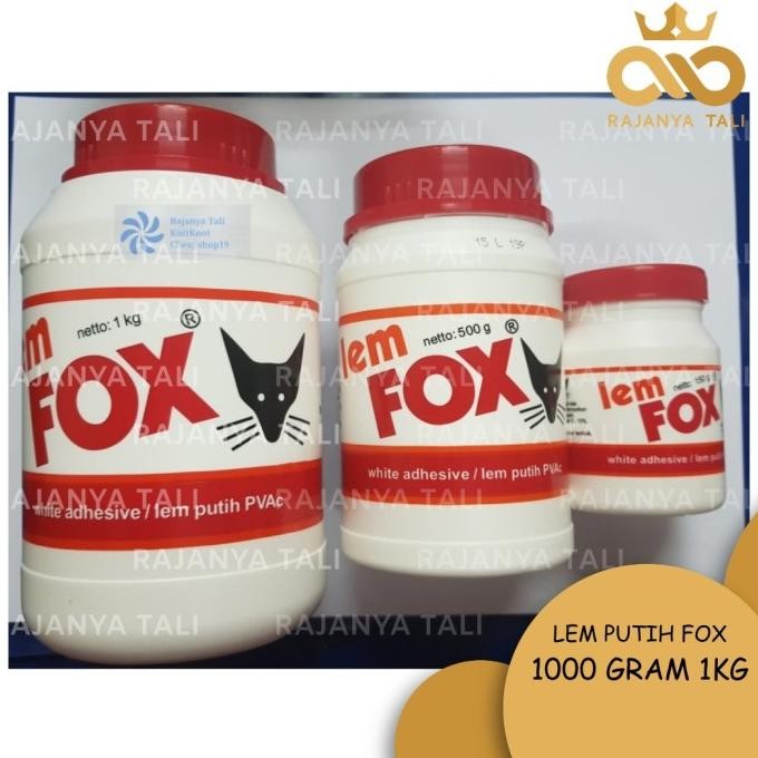 

Promo LEM PUTIH FOX 1000 GRAM 1KG COD