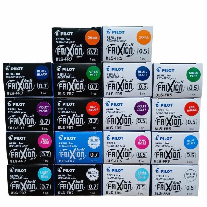 

NEW Isi Pulpen Frixion Clicker Ball 0.5/0.7 | Refill Pilot Frixion [PACK]