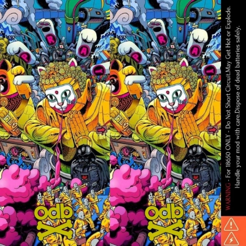 

*PromoGet2* Jaka Stiker Wrap Baterai 18650 Odb X Monster Untuk Melindungxi Dan Mempercantik Battery 37 Stiker Garskin HP/Case Custom COD