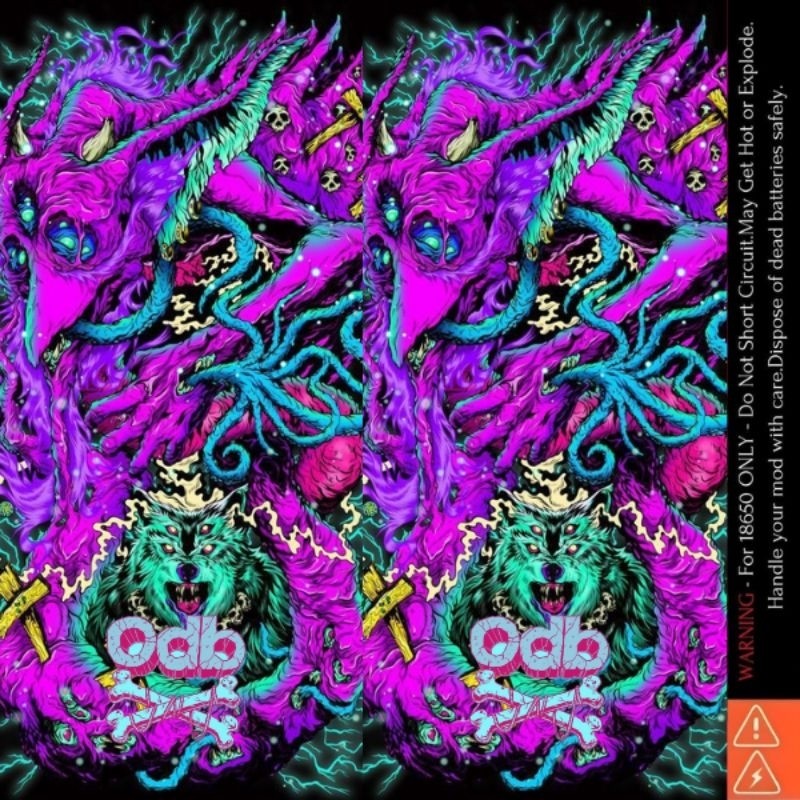 

*PromoGet2* Jaka Stiker Wrap Baterai 18650 Color Art Untuk Melindungxi Dan Mempercantik Battery Odb 61 Stiker Garskin HP/Case Custom COD