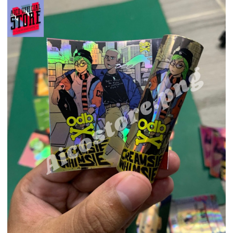 

*PromoGet2* Pelindung Baterai Wrap 18650 21700 Hologram Krimzi Wraps Untuk Segala Merek 15 Stiker Garskin HP/Case Custom Dan COD