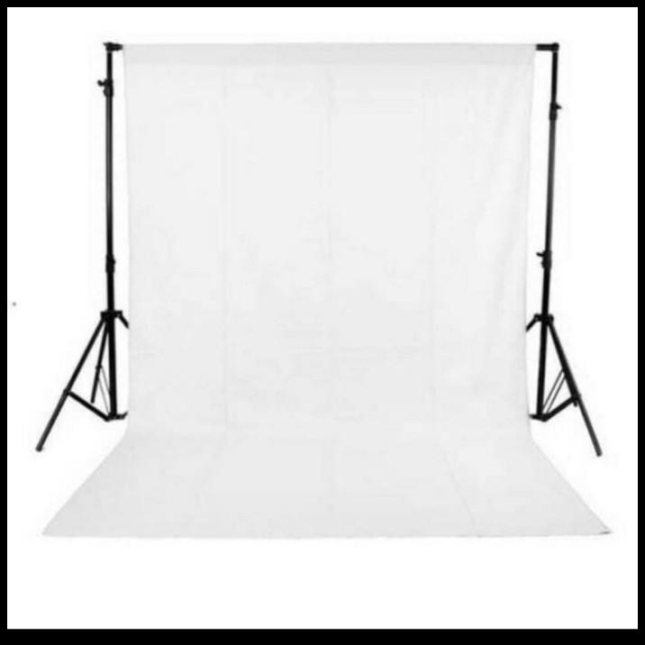 Background Foto Kain Putih Polos 3X2.5 Meter