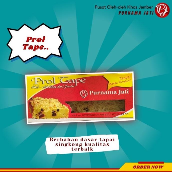 

(Good) Prol Tape Besar Asli Purnama Jati | Oleh-oleh khas Jember