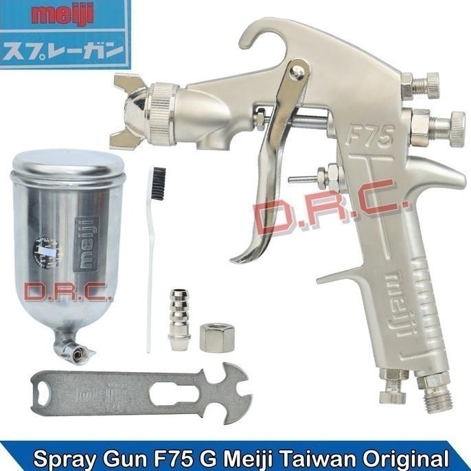 Sped Cet Meiji F75 / Spraygun Meiji F75 Tabung Atas ORIGINAL Siap Kirim