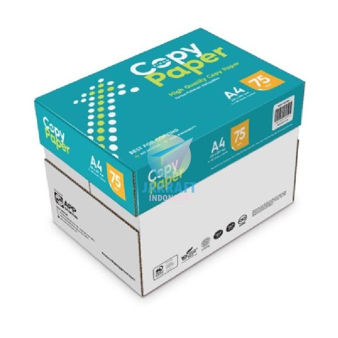 

TERMURAH - (2500 Lembar) Kertas HVS A4 75 (70) Gsm Gram COPY PAPER Copier dari Sinar Dunia Seperti PaperOne | DUS