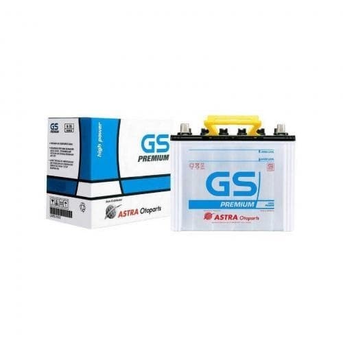 Aki GS Astra PREMIUM N70ZL / 75D31L 12 V 75 Ah Aki Mobil Toyota Land Cruiser (Aki Basah Tanpa Air Zu