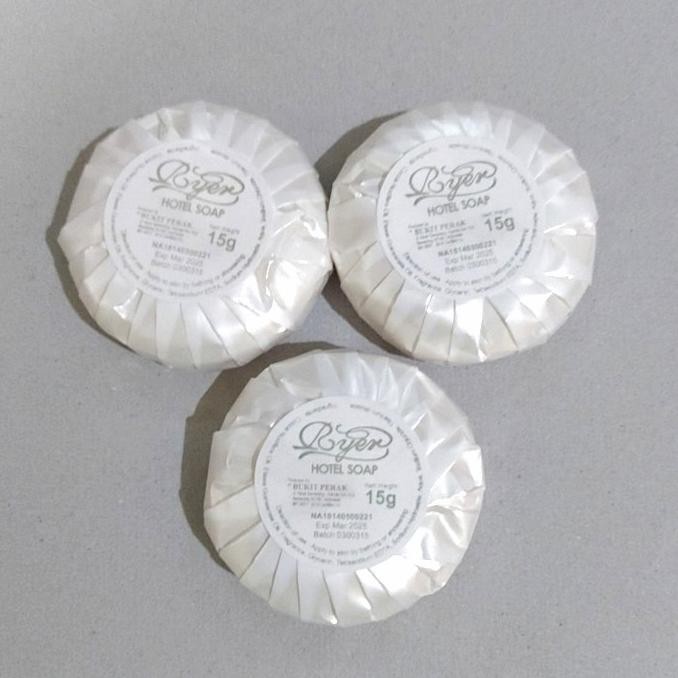 BEBAS ONGKIR - Sabun hotel / Hotel soap Ryer 15 gr