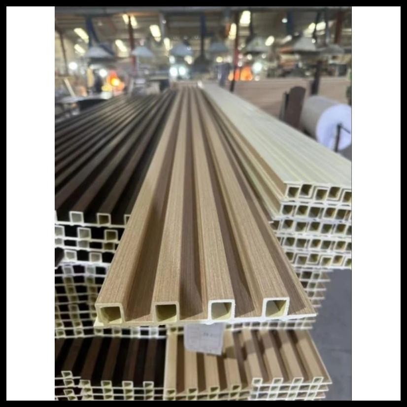 WALLPANEL PVC DEKORASI DINDING WOOD PANEL WALL PANEL PENGGANTI STIKER DINDING WALLPAPER