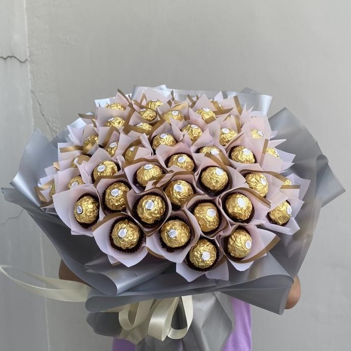 

The Ferreros Chocolate Bouquet Bucket Buket Bunga Segar Fresh Instant Terlaris