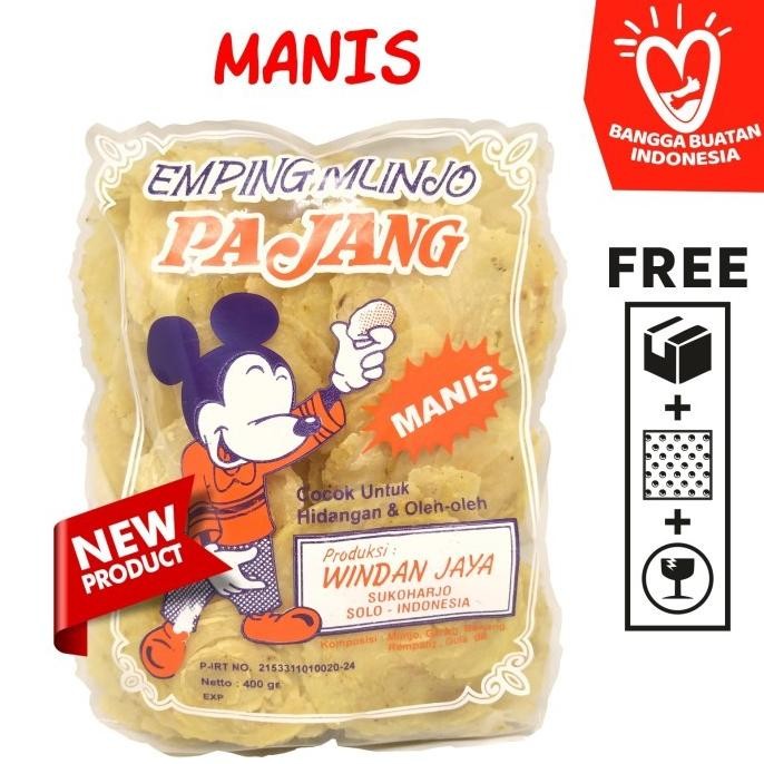 

(Good) Emping Melinjo / Belinjo Pajang Asli Solo - Asin / Manis / Pedas Manis