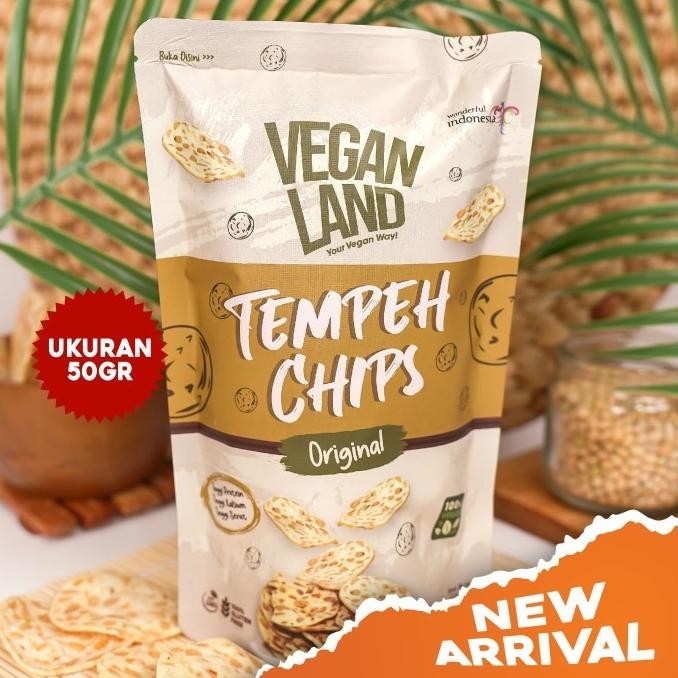 

(Good) [VEGAN] TEMPEH CHIPS ORIGINAL & SPICY | KERIPIK TEMPEH - VEGAN LAND