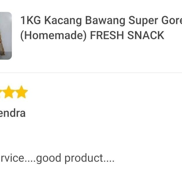 

(Good) 1KG Kacang Bawang Super Goreng (Homemade) FRESH SNACK