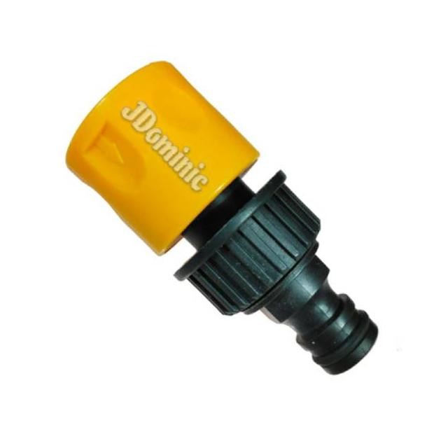Sambungan drat 3/4 inchi inc in dim ke quick release - ulir magic hose xhose sambung cepat rapid wat