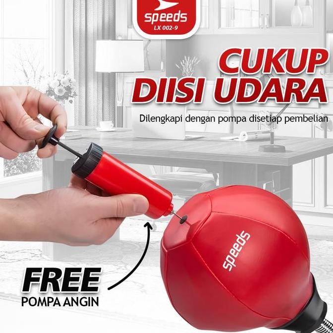 Samsak Mini Speeds / Desktop Punching Bag Tinju Speed Ball 002-9 Co