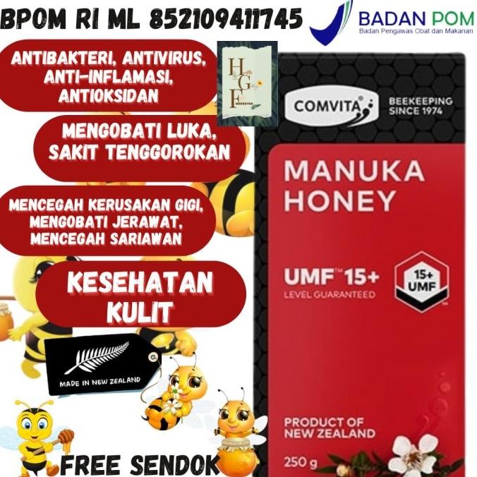 

Comvita Manuka Honey UMF 15+ 250 Gram Madu Manuka PRA