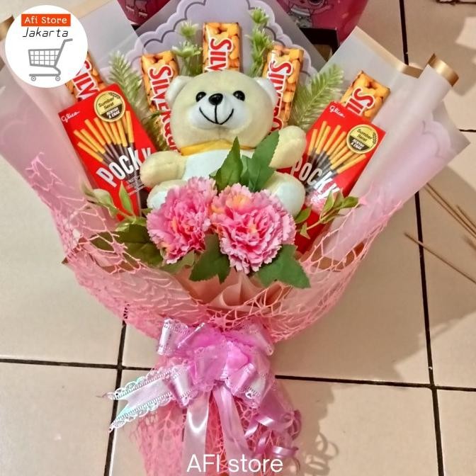 

Bouquet coklat l Buket jajan l buket wisuda l buket bunga Terlaris