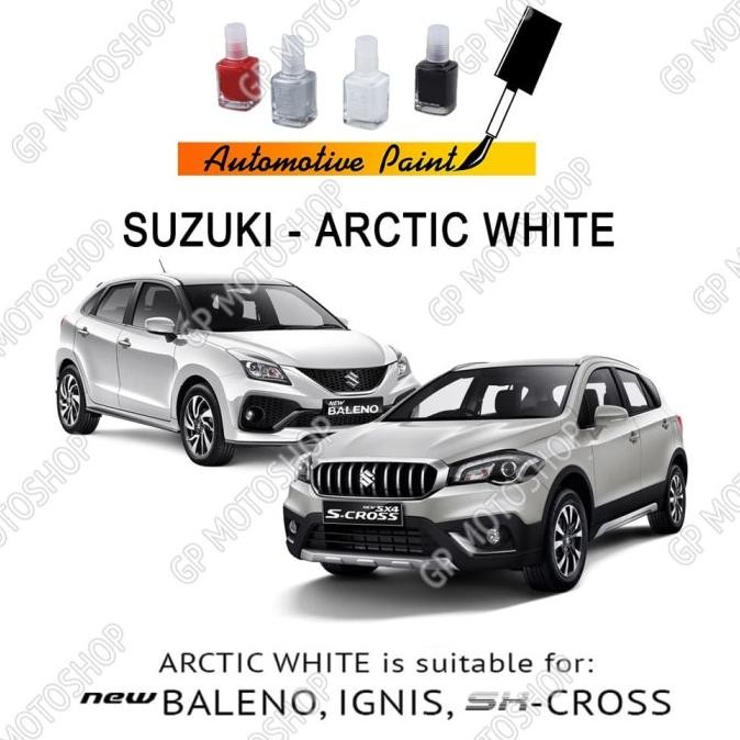PENGHILANG BARET MOBIL CAT OLES SUZUKI ARCTIC WHITE MET PUTIH METALIK