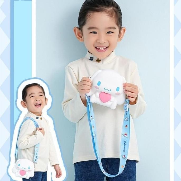 NEW PRODUK [COD]TAS CINNAMOROLL BONEKA LUCU SANRIO FASHION CANTIK TAS SELEMPANG ANAK PEREMPUAN BAHAN