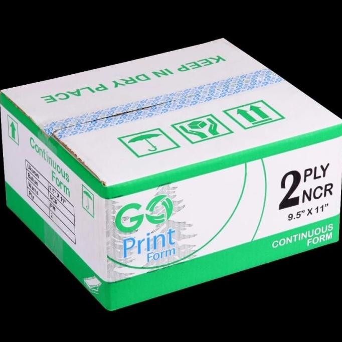 

NEW Continuous Form 2 ply 9,5 x 11/2 PRS NCR (Bagi 2)