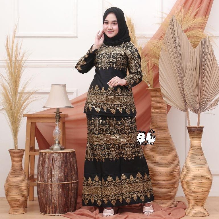 Sale MEGA - NEW ARRIVAL BAJU KURUNG WANITA MELAYU TERBARU SETELAN BATIK WANITA MODERN 2021 BAJU KURU