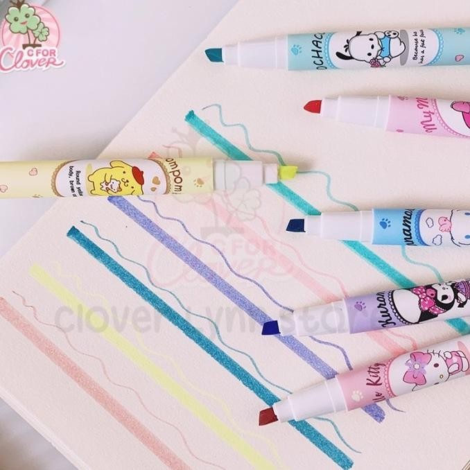 

GF21 HIGHLIGHTER SET CUTE CHARACTER highlighter estetik kawaii stationary lucu Sale
