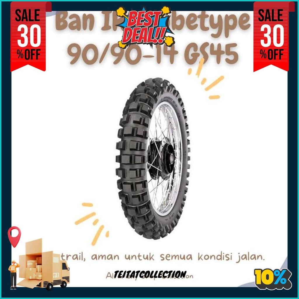 Ban Tahu Motor Trail/Cross 90/90-14 Gs45 Merek Irc Termurah Banget