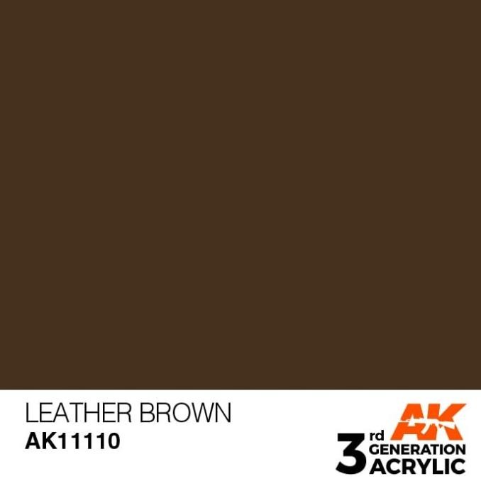 

Promo AK 11110 Leather Brown - Figure Military Boardgame Acrylic Paint COD
