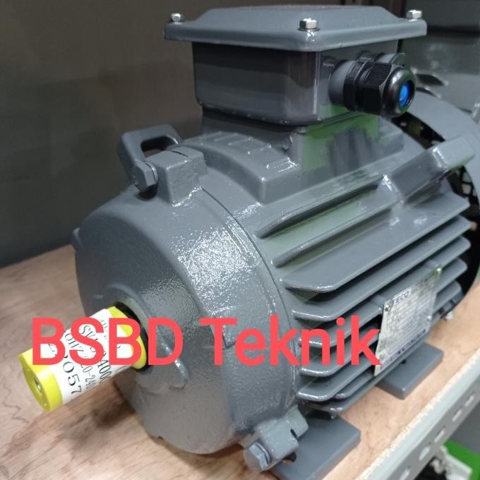 Dinamo Elektro Motor Teco 5.5Kw 7.5Hp 7.5PK 3phase 4poles