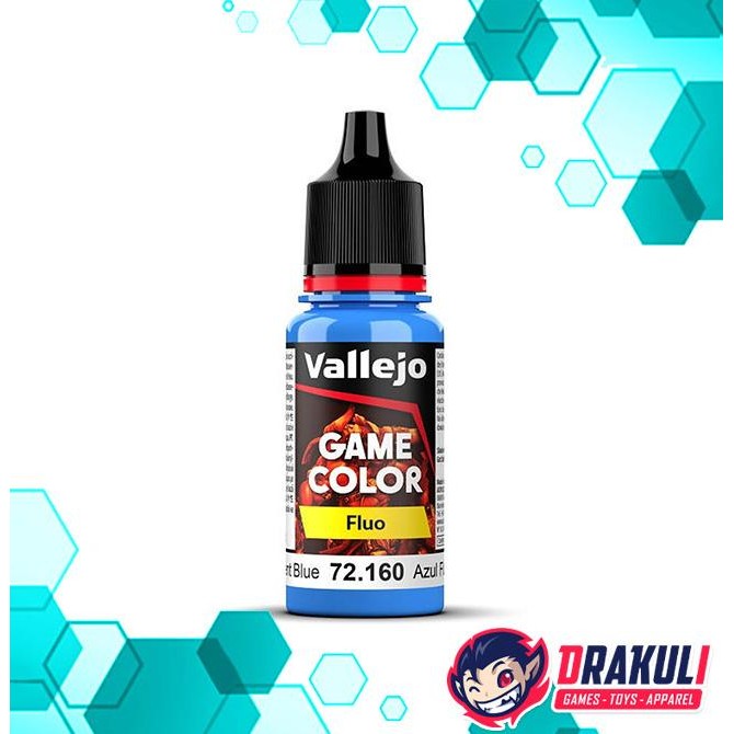 

Promo Vallejo Game Color Paint - Fluo - Fluorescent Blue 72.160 COD