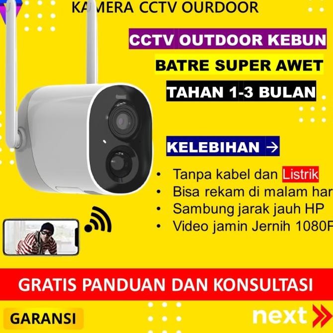 Kamera CCTV Wifi Mini Outdoor Wireless Camera Pengintai Tanpa Kabel HD ENC