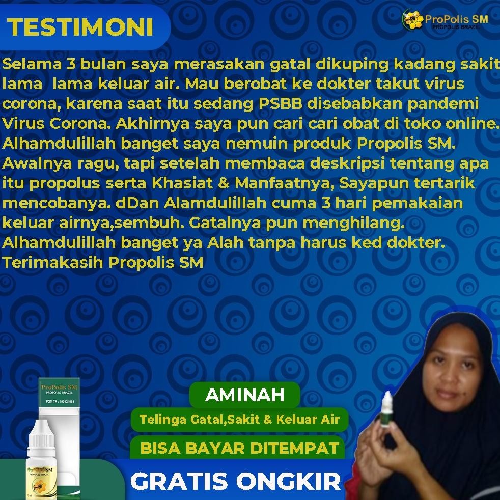 Up15 Propolis Sm - Obat Pembersih Telinga, Obat Tetes Kotoran Telinga Keras, Obat Telinga Tersumbat,