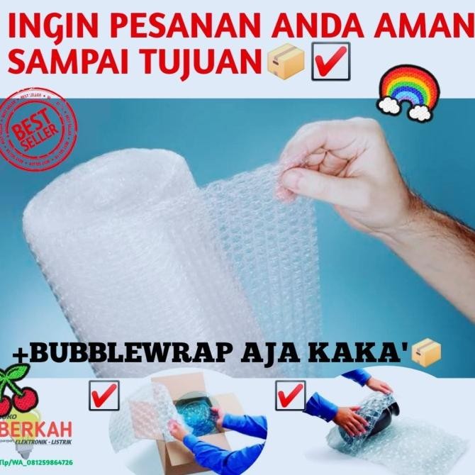 

`````````] TAMBAHAN BUBBLE WRAP PEKING AMAN UNTUK BARANG MUDAH PECAH BELAH