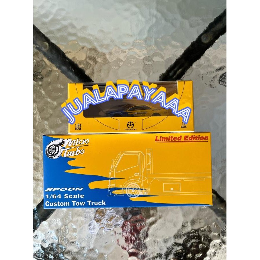 Sale Time Micro R34 Spoon Micro Turbo Spoon Towing Diecast Set Spoon