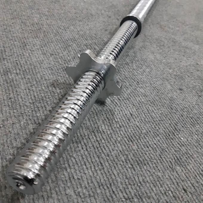 Stick Barbell 200Cm Chrome Bar Stik Barbell Panjang Gym Diameter 2,5Cm Co