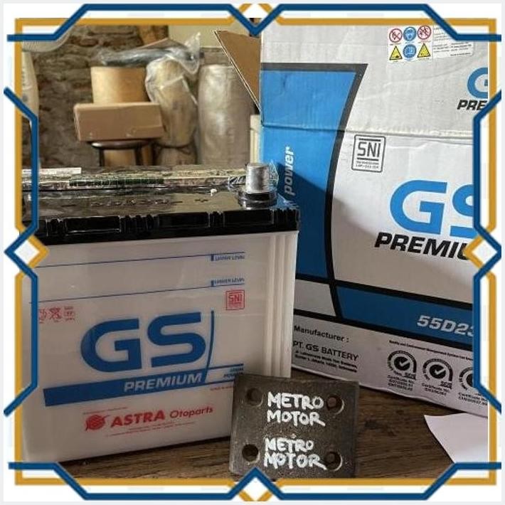 [MMG] AKI BASAH TOYOTA INNOVA BENSIN GS PREMIUM 55D23L