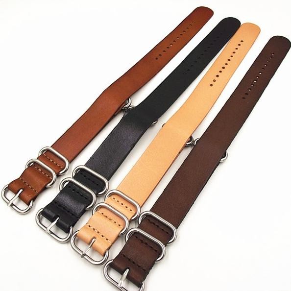 Tali Jam Tangan Kulit Asli Zulu Leather Strap 20mm Paling Murah laris murah