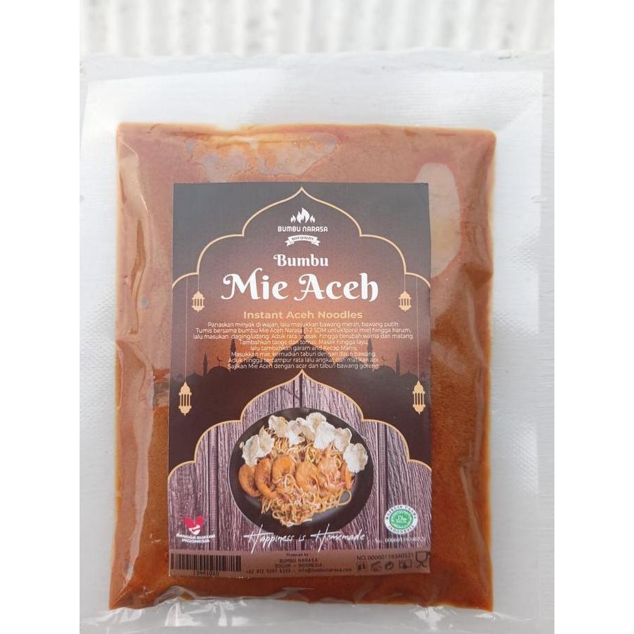 

BUMBU MIE ACEH INSTANT UK 500gr NARASA bumbu bmm murah