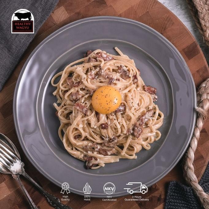 

Little Maria Black Truffle Carbonara Sauce Halal 500ml murah